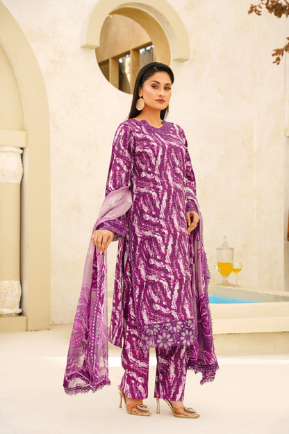 Jashn-e-Baharan By Anaya Noor Emb & Digital Printed Lawn 3PC