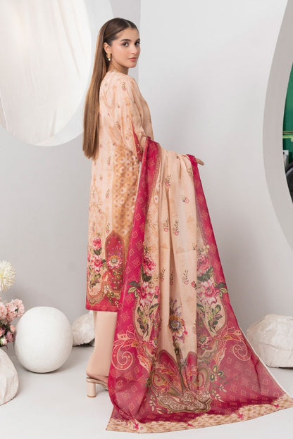 Mojo Berry By Marooj Digital Printed Lawn 3PC