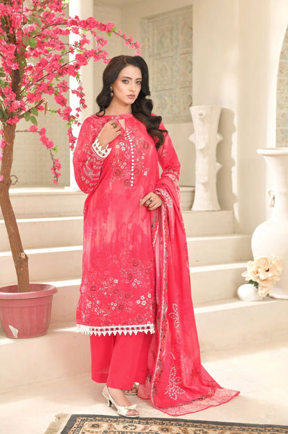 Reemse Digital Printed Lawn 3PC