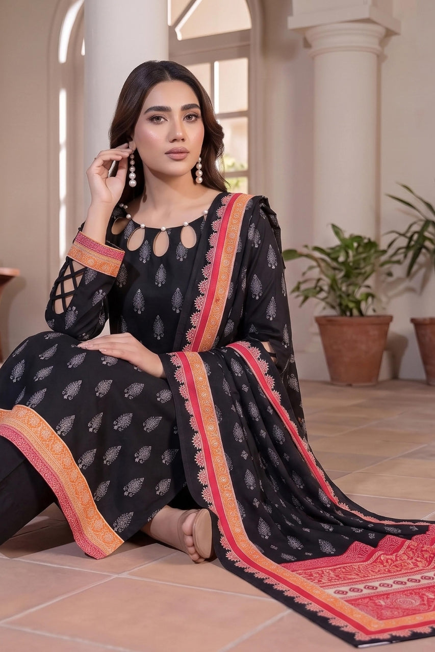 Mashaim Digital Printed Linen 3PC