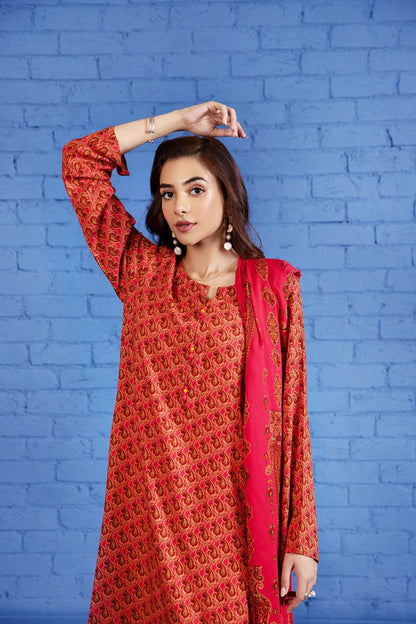 Nishat Digital Printed Lawn 3PC