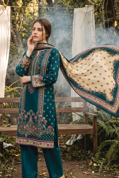 Salina By Regalia Digital Printed Khaddar 3PC
