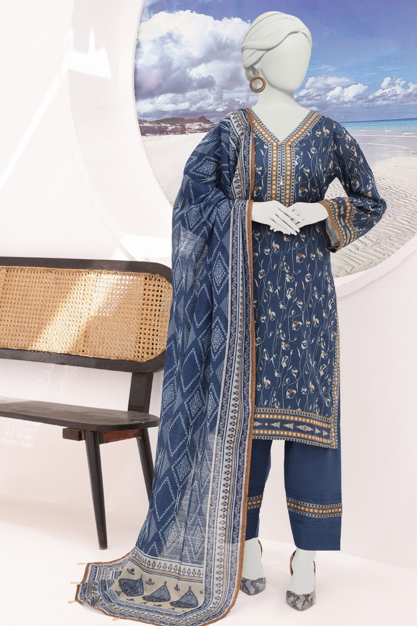 Almeerah Florence Printed Lawn 3-PC