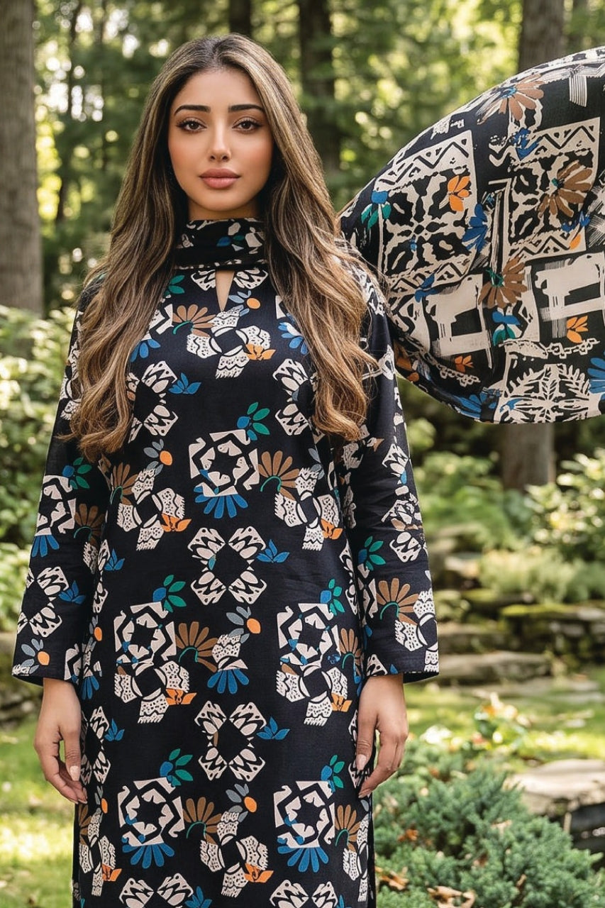Zesh Digital Printed Khaddar 3PC