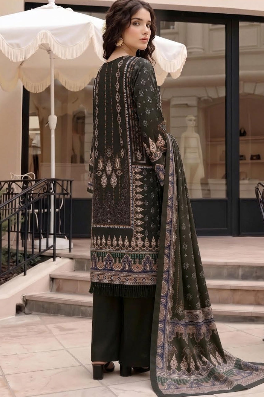 Malhaar Digital Printed Linen 3PC