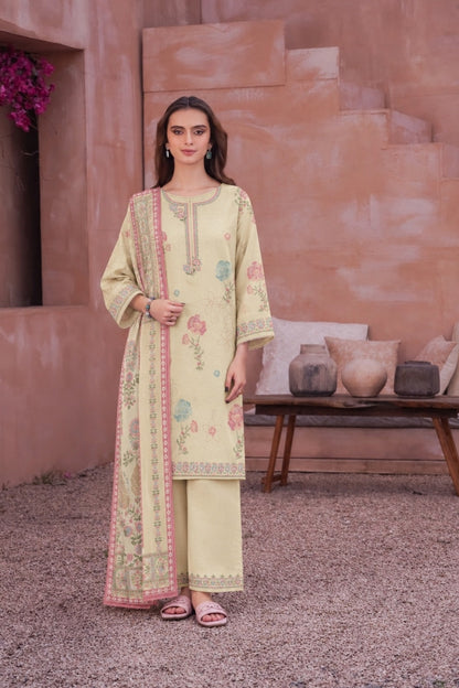 Nirvana By Shanaya Digital Printed Linen 3PC