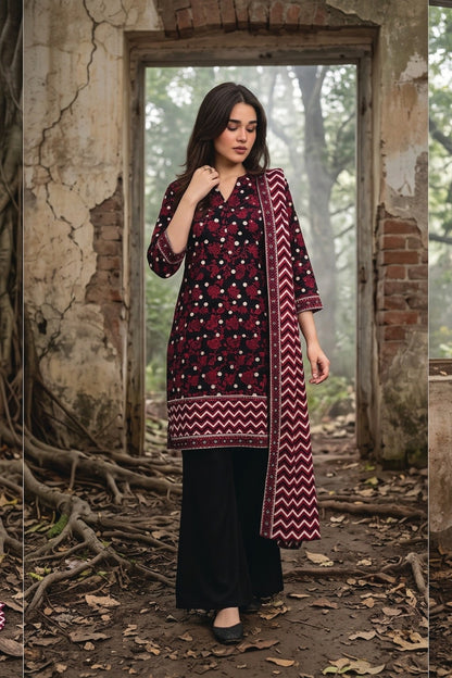 Zesh Digital Printed Khaddar 3PC