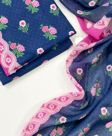 Bin Saeed Digital Printed Lawn 3PC