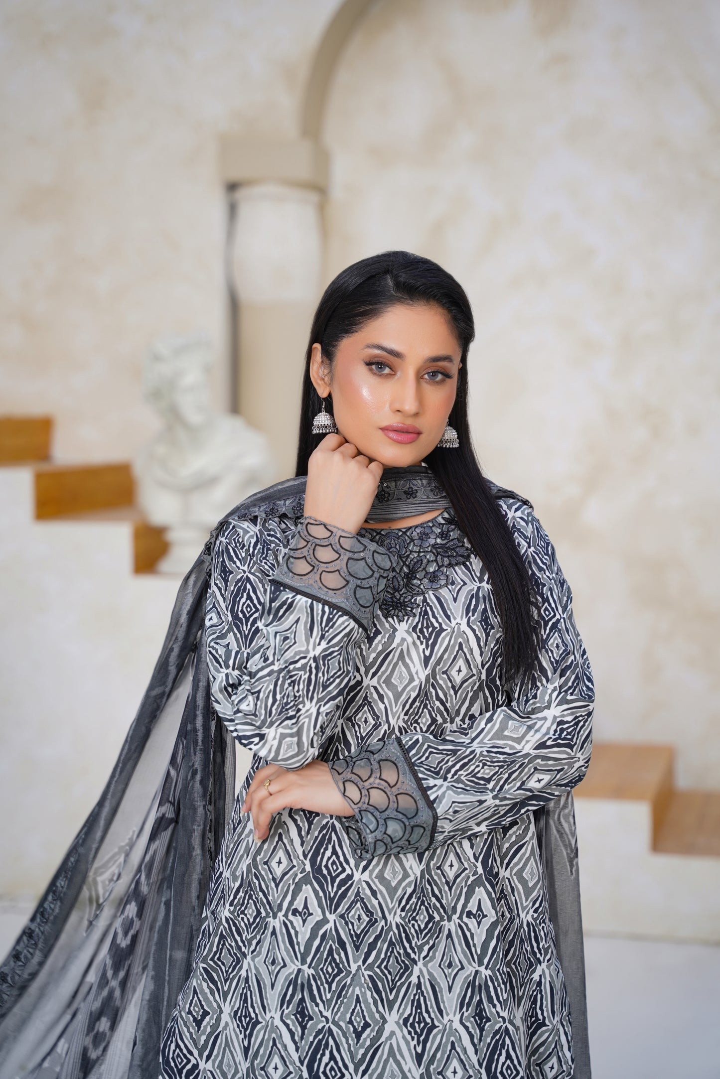 Jashn-e-Baharan By Anaya Noor Emb & Digital Printed Lawn 3PC