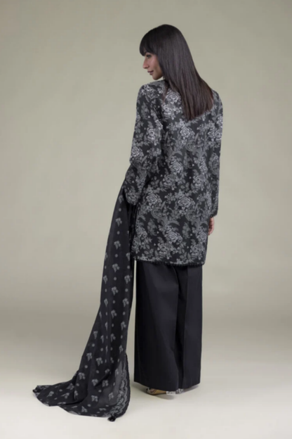 Khaadi Embroidered Lawn 3PC