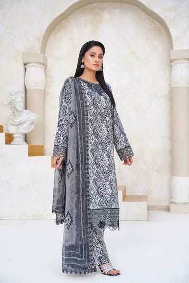 Jashn-e-Baharan By Anaya Noor Emb & Digital Printed Lawn 3PC