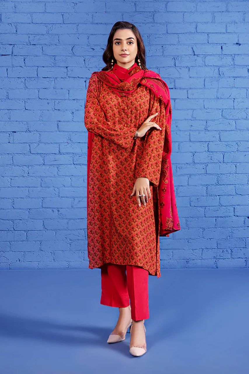 Nishat Digital Printed Lawn 3PC