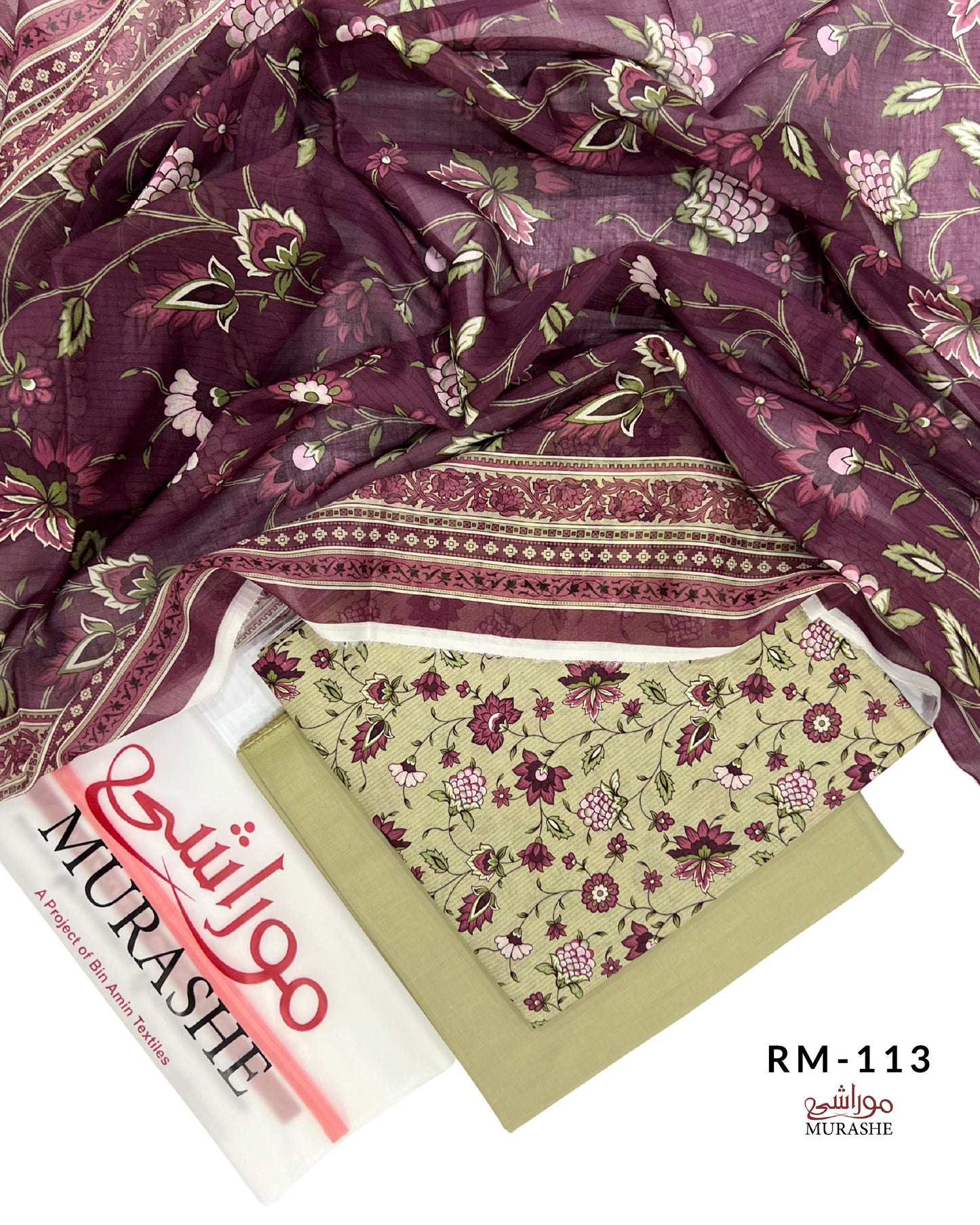 Rijja By Murashe Digital Printed Lawn 3PC