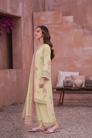Nirvana By Shanaya Digital Printed Linen 3PC