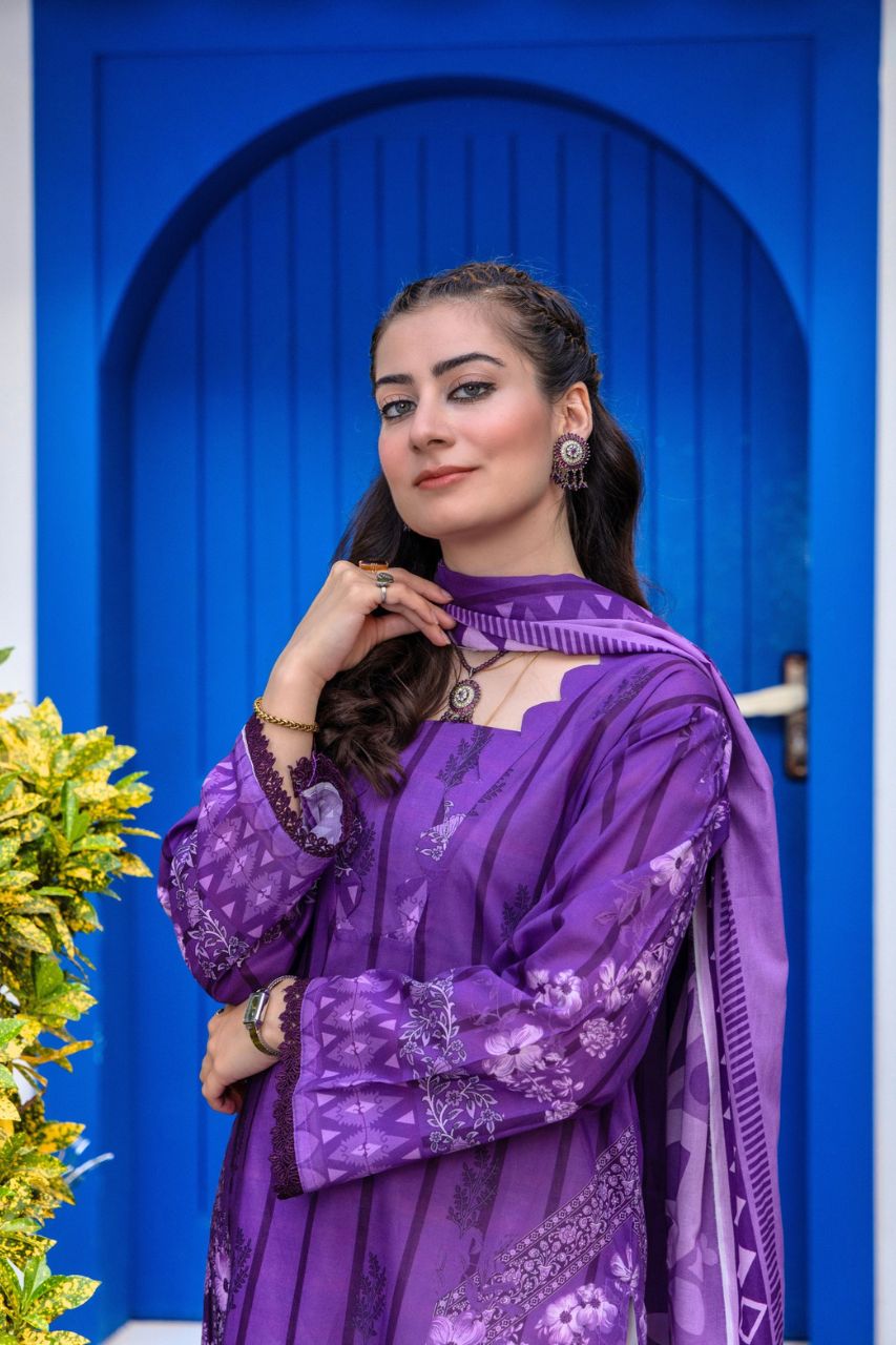 Rahat By Janan Digital Printed Lawn 3PC