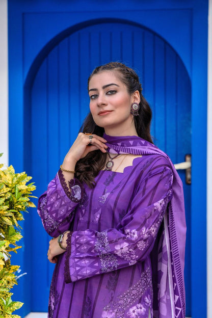 Rahat By Janan Digital Printed Lawn 3PC