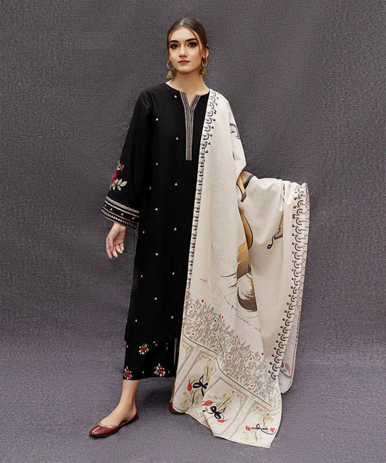 Zara Shahjahan Emb Lawn 3-PC