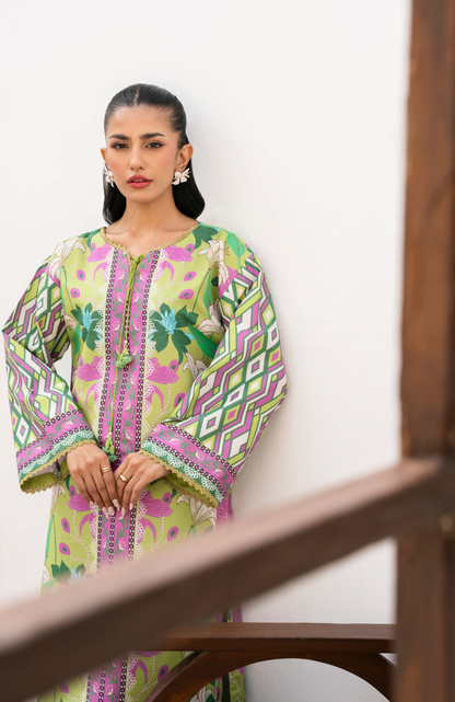 Dune & Bloom By Naqsh Digital Printed Lawn 2PC