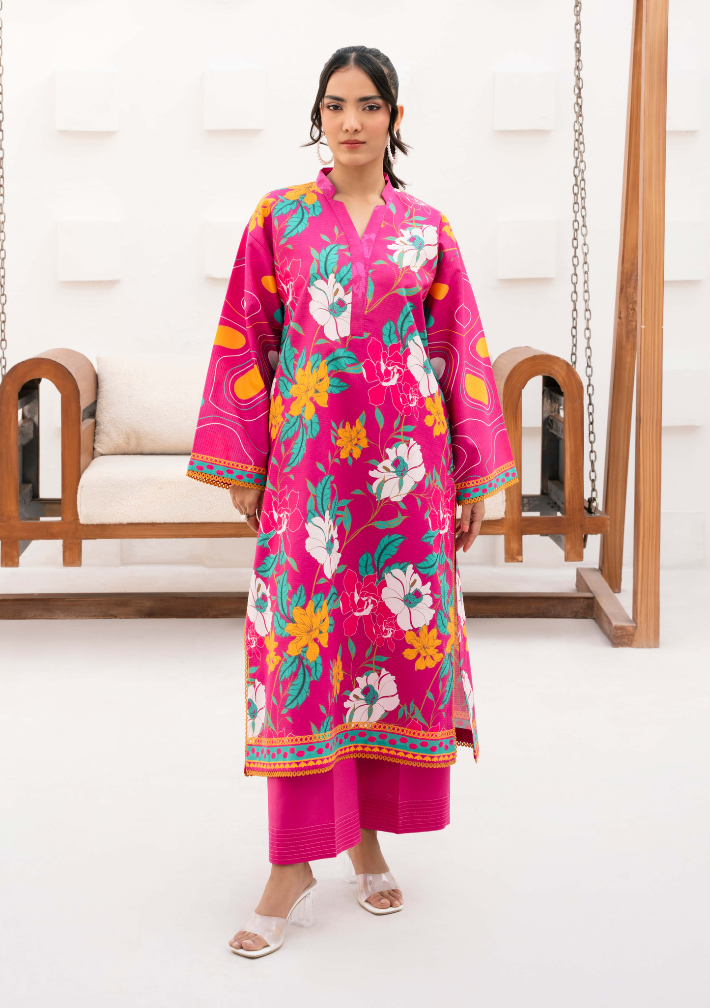 Dune & Bloom By Naqsh Digital Printed Lawn 2PC