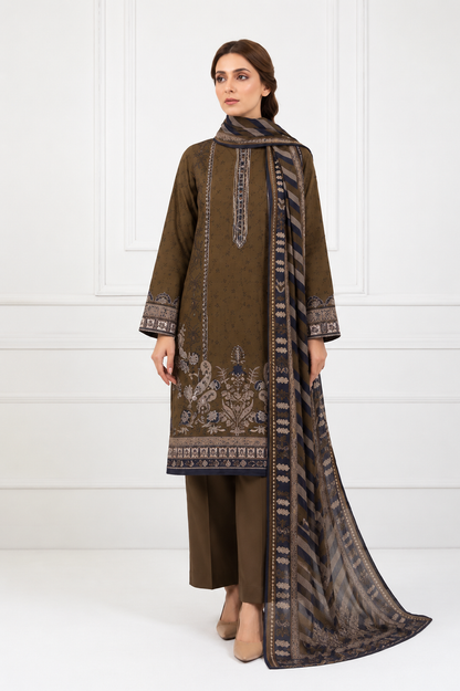 Anaya Digital Printed Linen 3PC