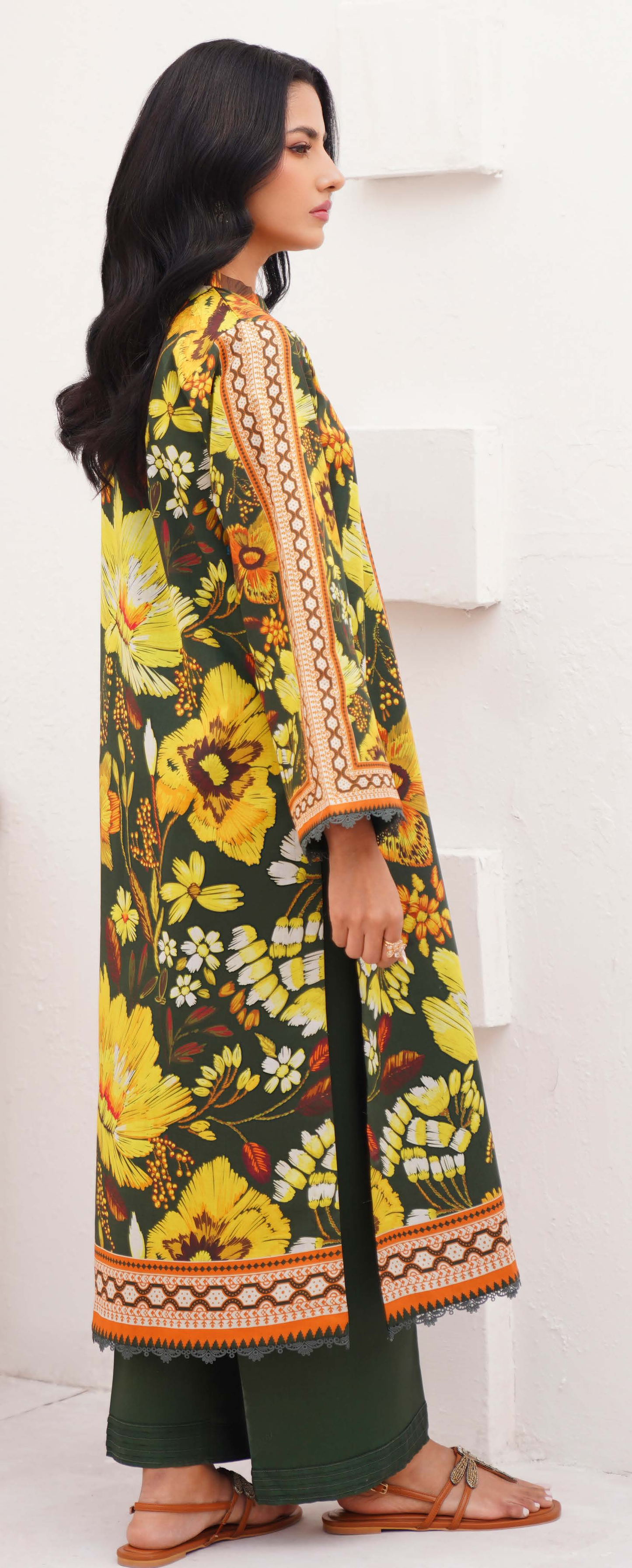 Dune & Bloom By Naqsh Digital Printed Lawn 2PC