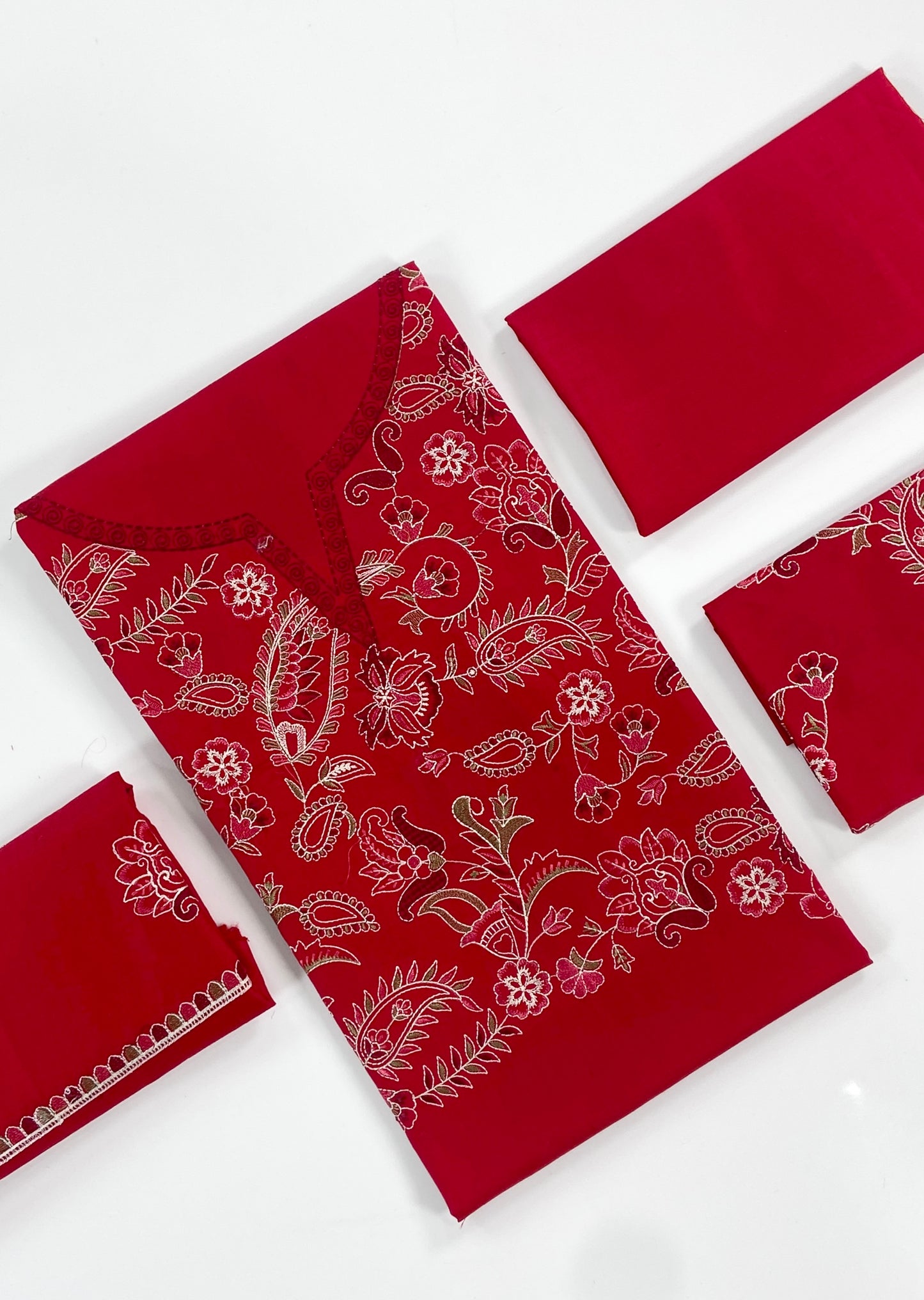 Urge Plain Embroidered Lawn 2PC