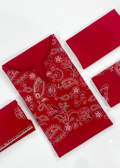 Urge Plain Embroidered Lawn 2PC