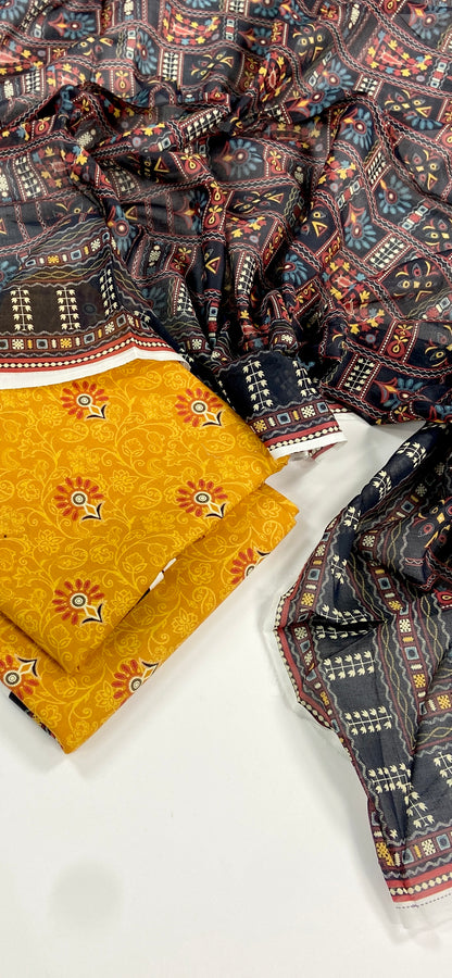 Bin Saeed Digital Printed Lawn 3PC