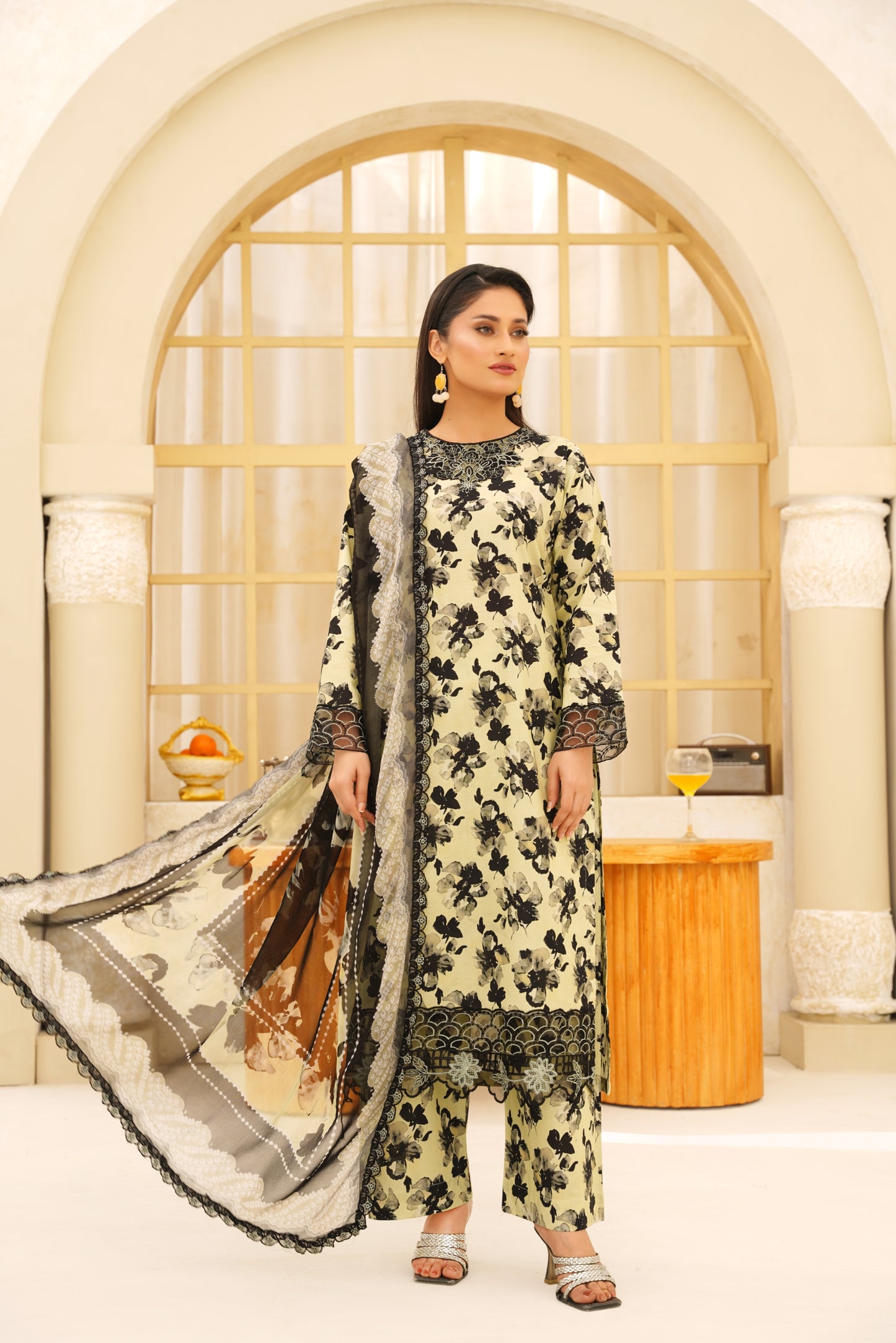 Jashn-e-Baharan By Anaya Noor Emb & Digital Printed Lawn 3PC