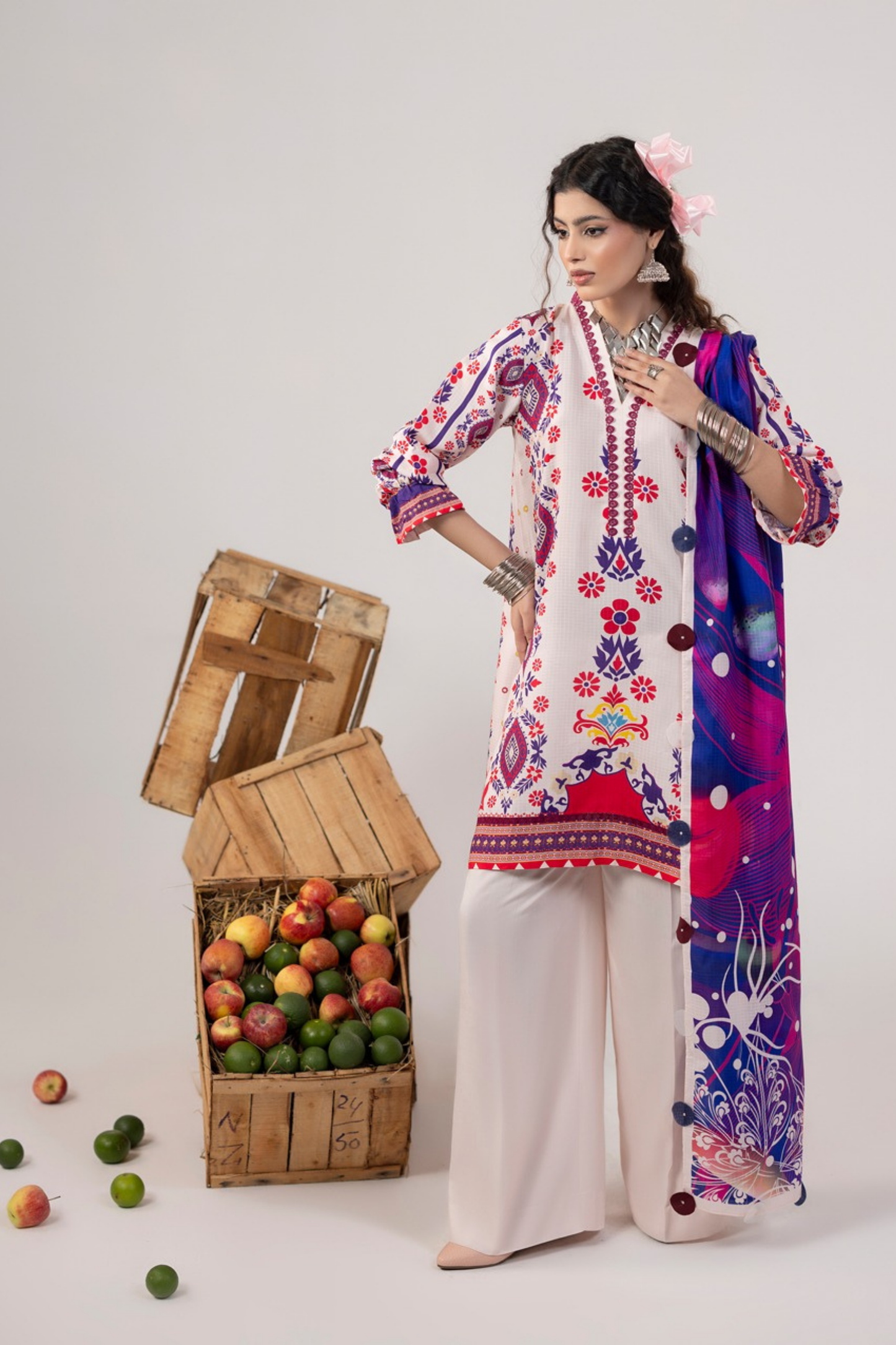 Gulzar By Paltar Premium Fancy Marina 3PC