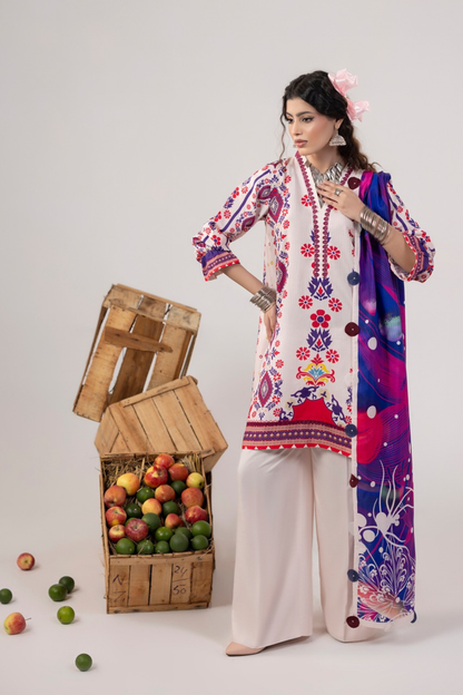 Gulzar By Paltar Premium Fancy Marina 3PC