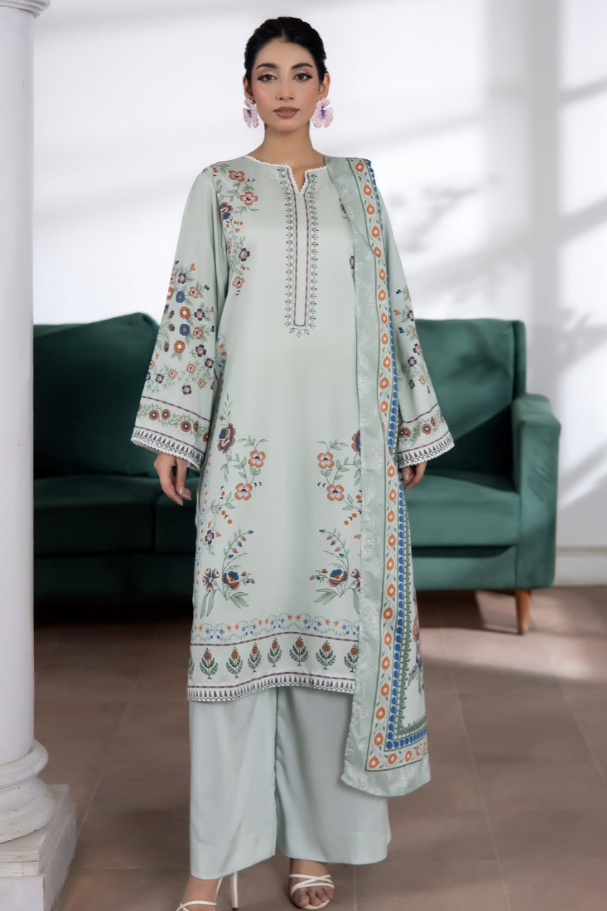 Anaya Noor Digital Printed Stone Linen 3PC