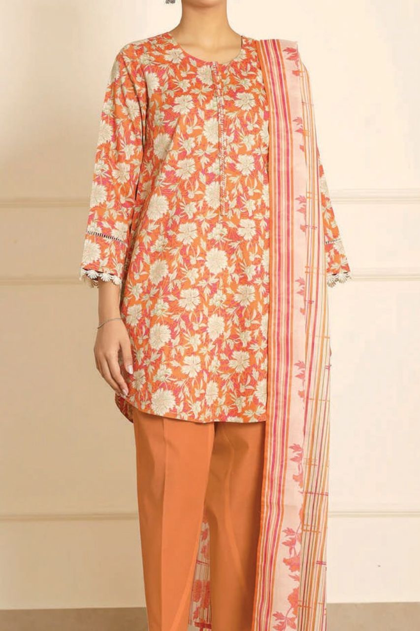 Saya Premium Printed Lawn 3PC