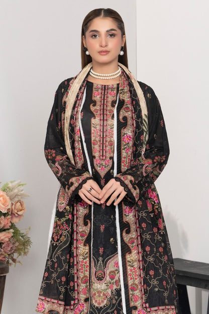 Mojo Berry By Marooj Digital Printed Lawn 3PC