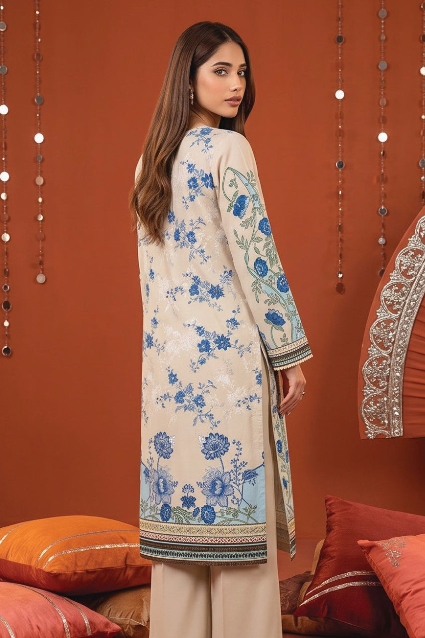 Zesh Printed Velvet Dora Viscose 3PC