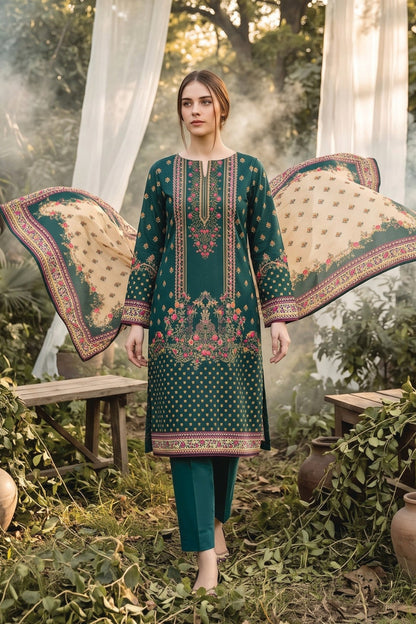 Salina By Regalia Digital Printed Khaddar 3PC
