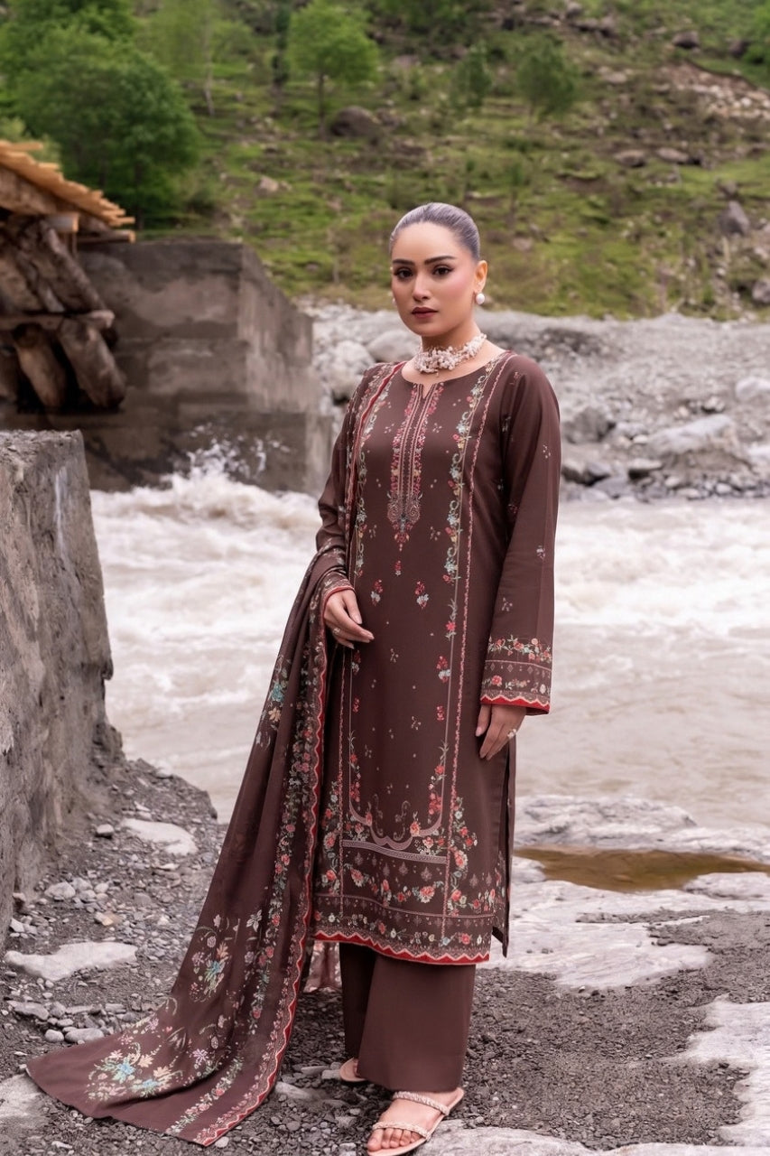 Mirha By Shanaya Digital Printed Marina Leather 3PC