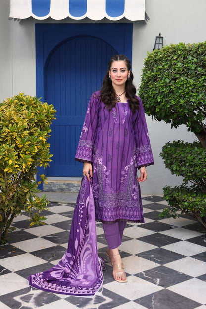 Rahat By Janan Digital Printed Lawn 3PC