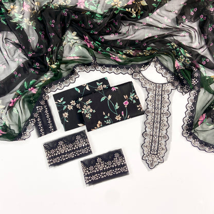 Iznik Embroiderd & Digital Printed Lawn 3PC