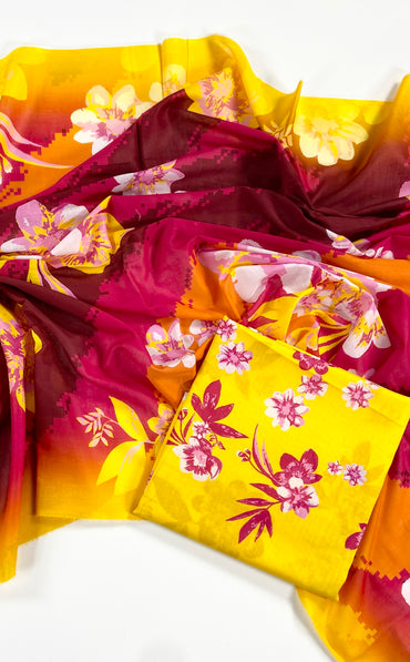 Edenrobe Digital Printed Lawn-2PC