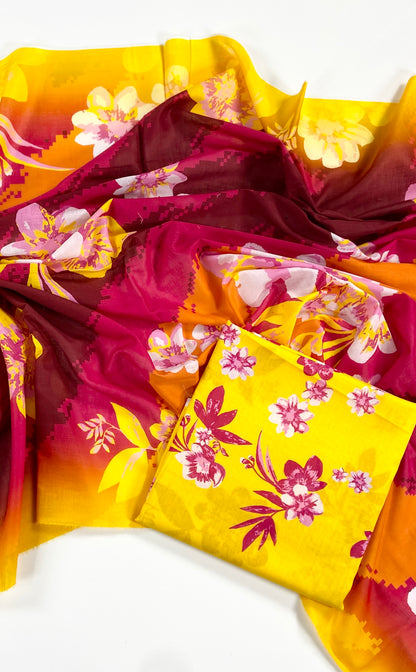 Edenrobe Digital Printed Lawn-2PC