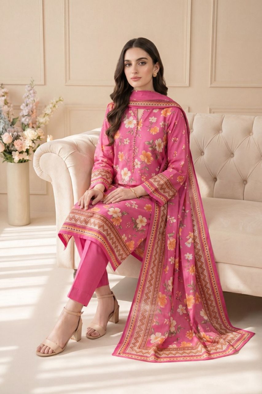 Rang Preet Digital Printed Lawn 3PC