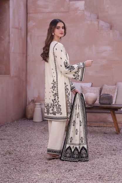 Nirvana By Shanaya Digital Printed Linen 3PC