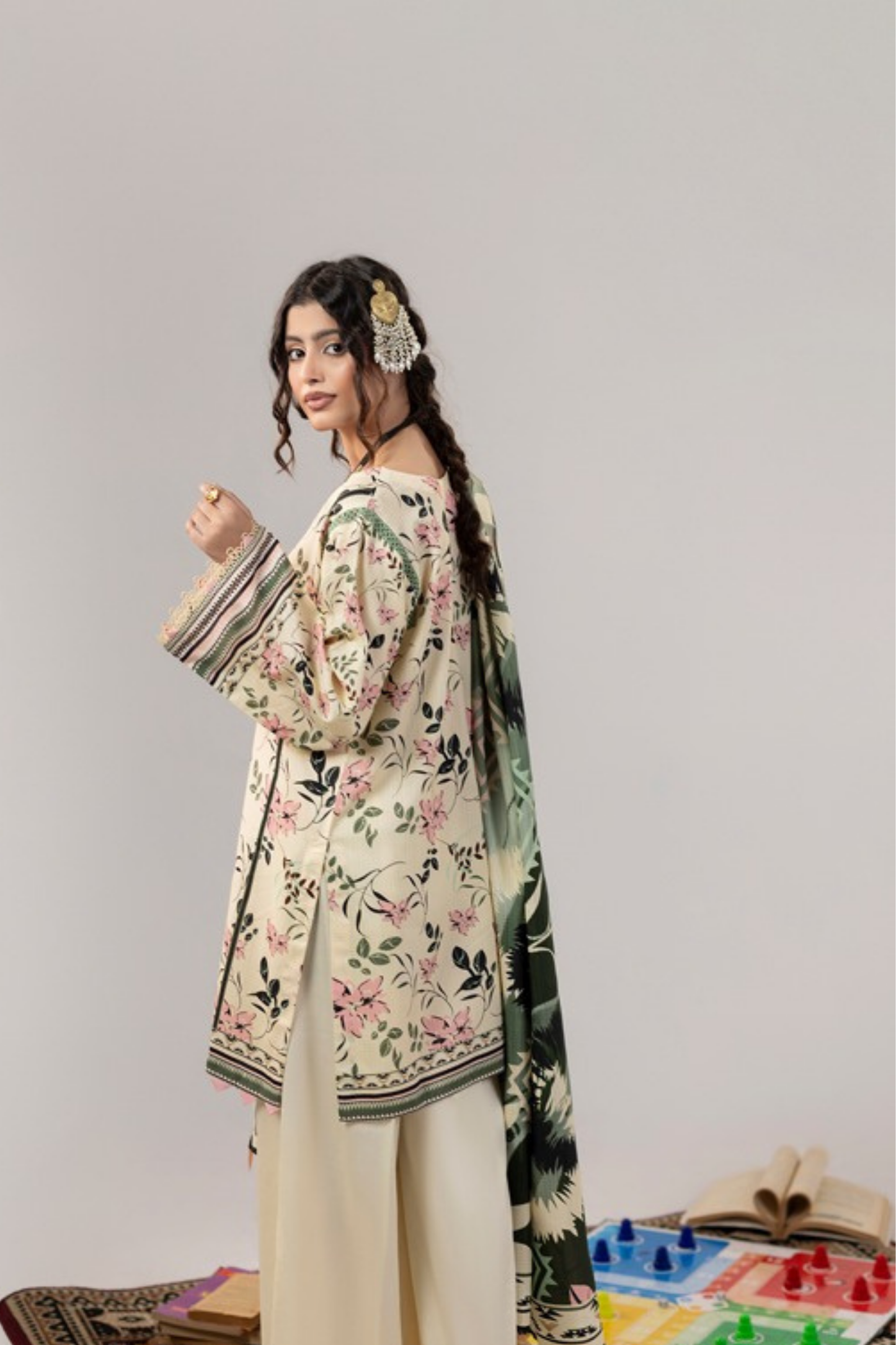 Gulzar By Paltar Premium Fancy Marina 3PC