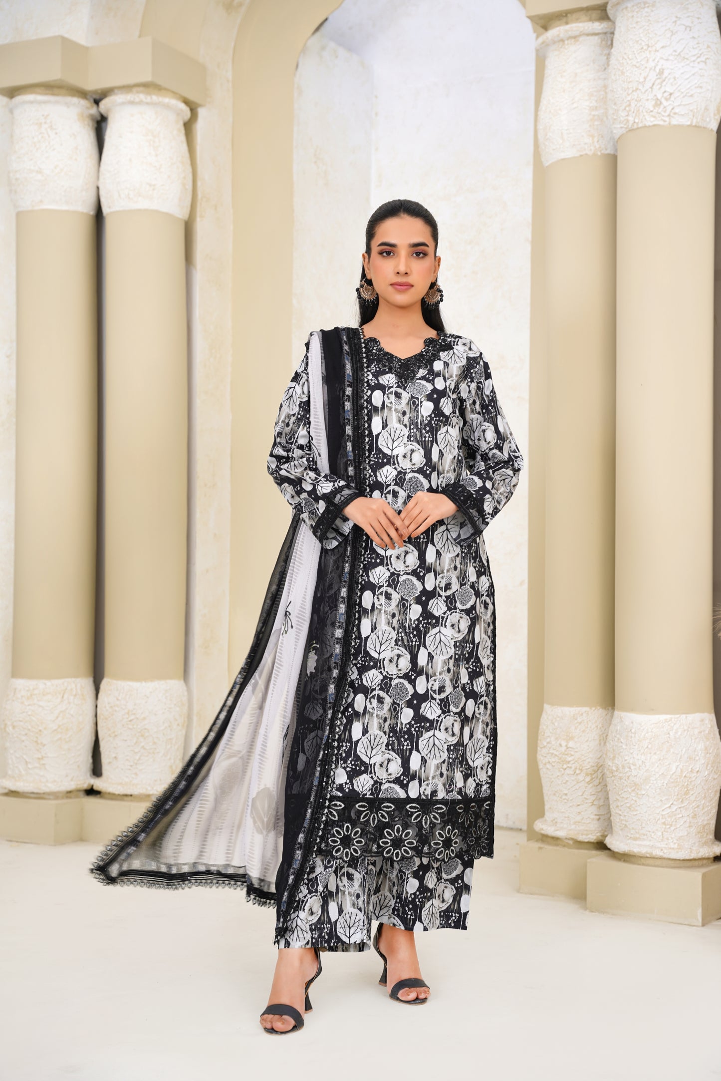 Jashn-e-Baharan By Anaya Noor Emb & Digital Printed Lawn 3PC