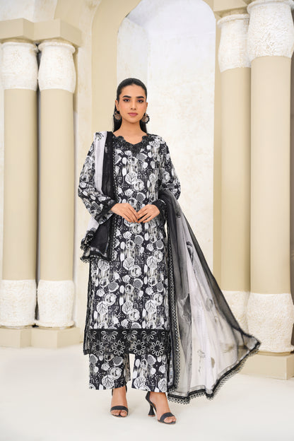 Jashn-e-Baharan By Anaya Noor Emb & Digital Printed Lawn 3PC