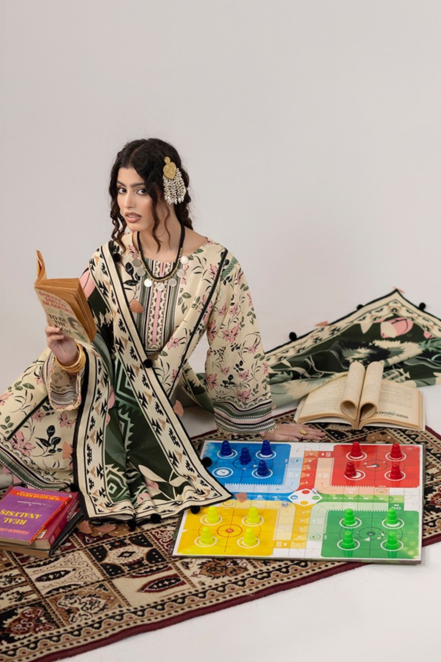 Gulzar By Paltar Premium Fancy Marina 3PC