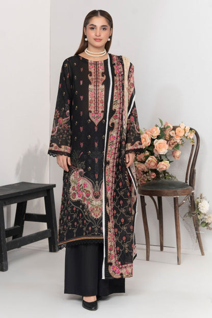 Mojo Berry By Marooj Digital Printed Lawn 3PC
