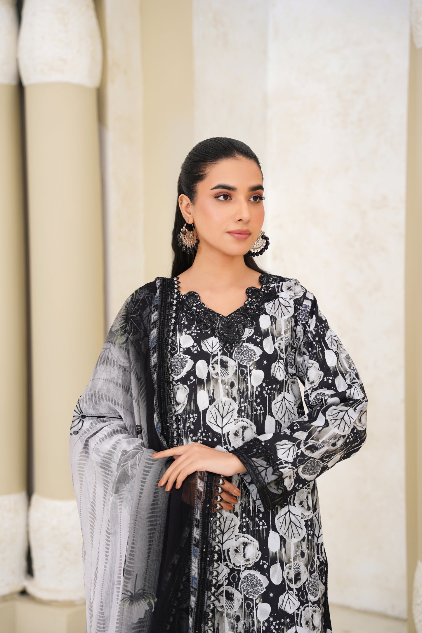 Jashn-e-Baharan By Anaya Noor Emb & Digital Printed Lawn 3PC