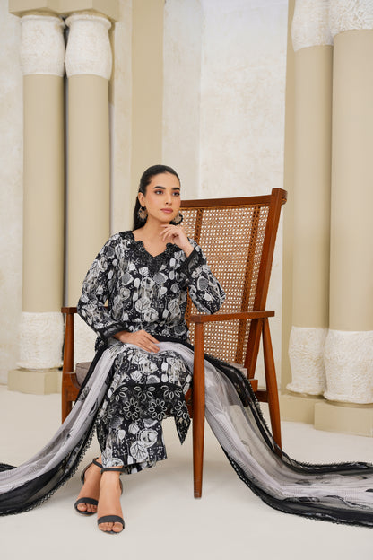 Jashn-e-Baharan By Anaya Noor Emb & Digital Printed Lawn 3PC